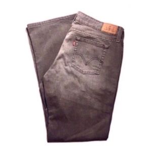 NWOT Levi’s 545 Low Bootcut Jeans in Med Grey Wash